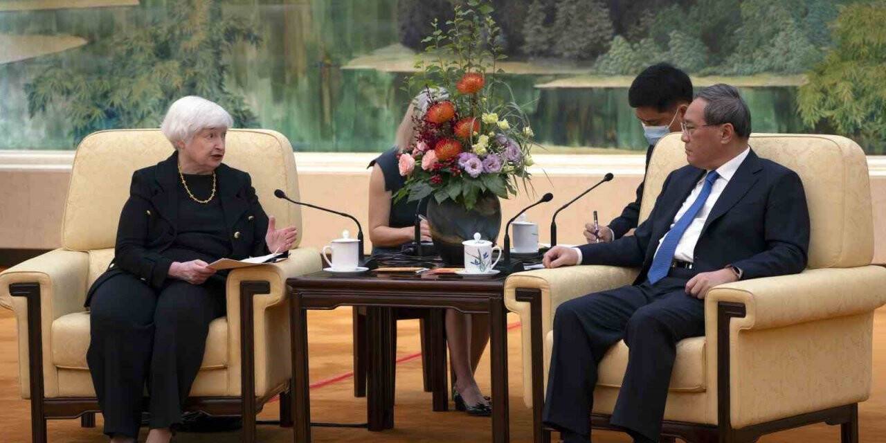 ABD Hazine Bakanı Yellen, Çin Başbakanı Li ile bir araya geldi