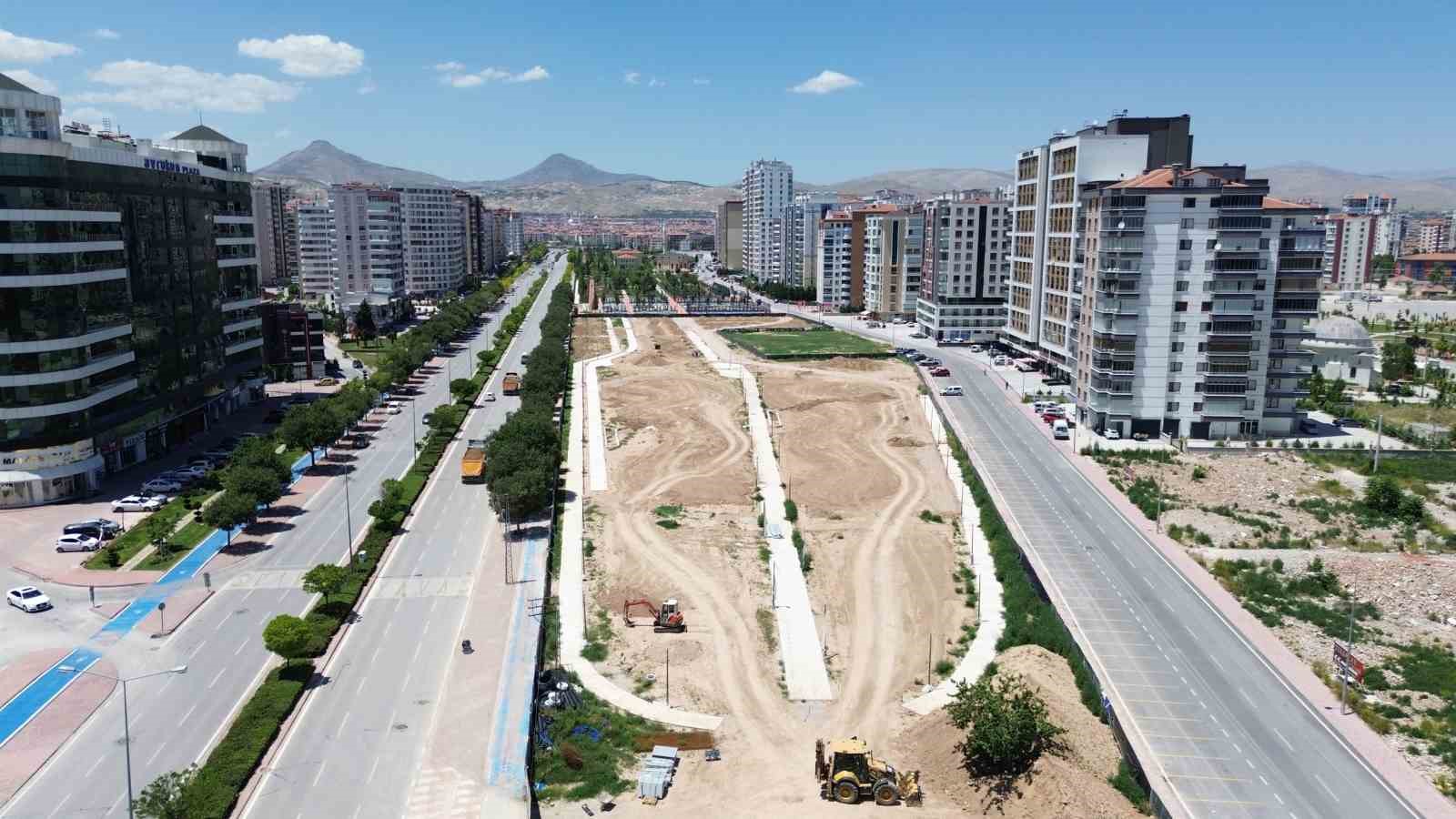 Konya Büyükşehir Şefik Can Parkı üçüncü etap çalışmalarını sürdürüyor