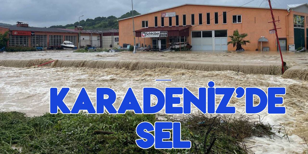 Düzce ve Zonguldak'ta su taşkınları yaşanıyor