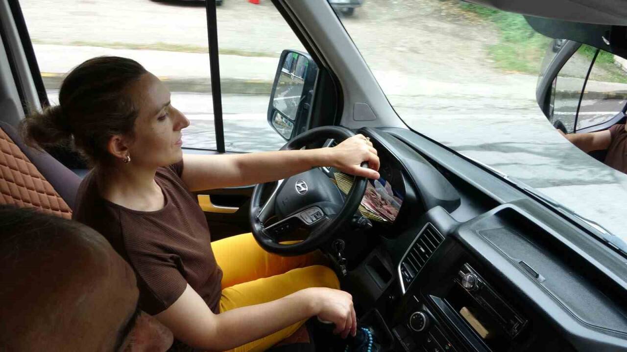 Trabzon’un şoför Nebahat’ı