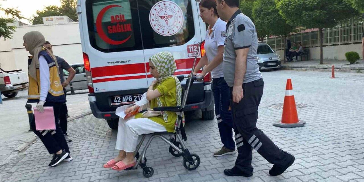 Konya’da otomobiller çarpıştı: 2 yaralı