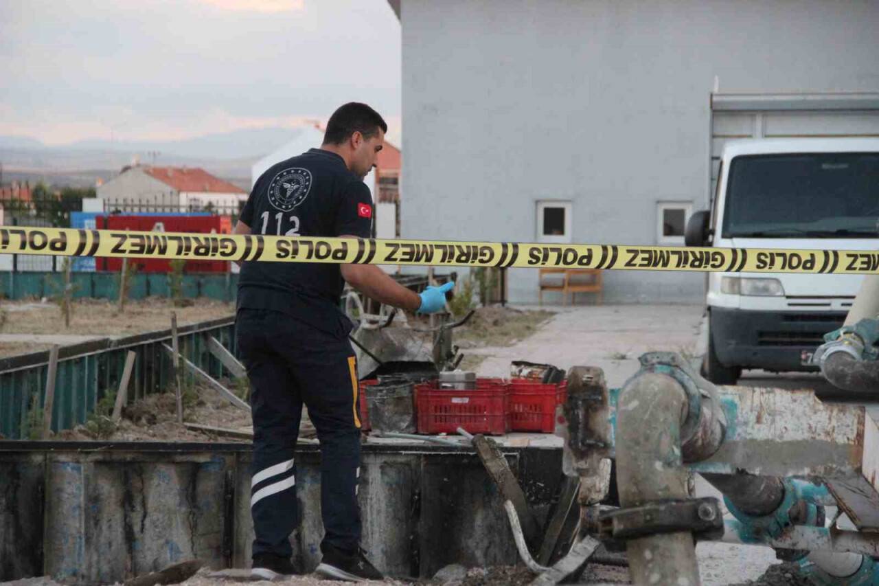 Beton pompası faciasında 1 ölü, 2 yaralı