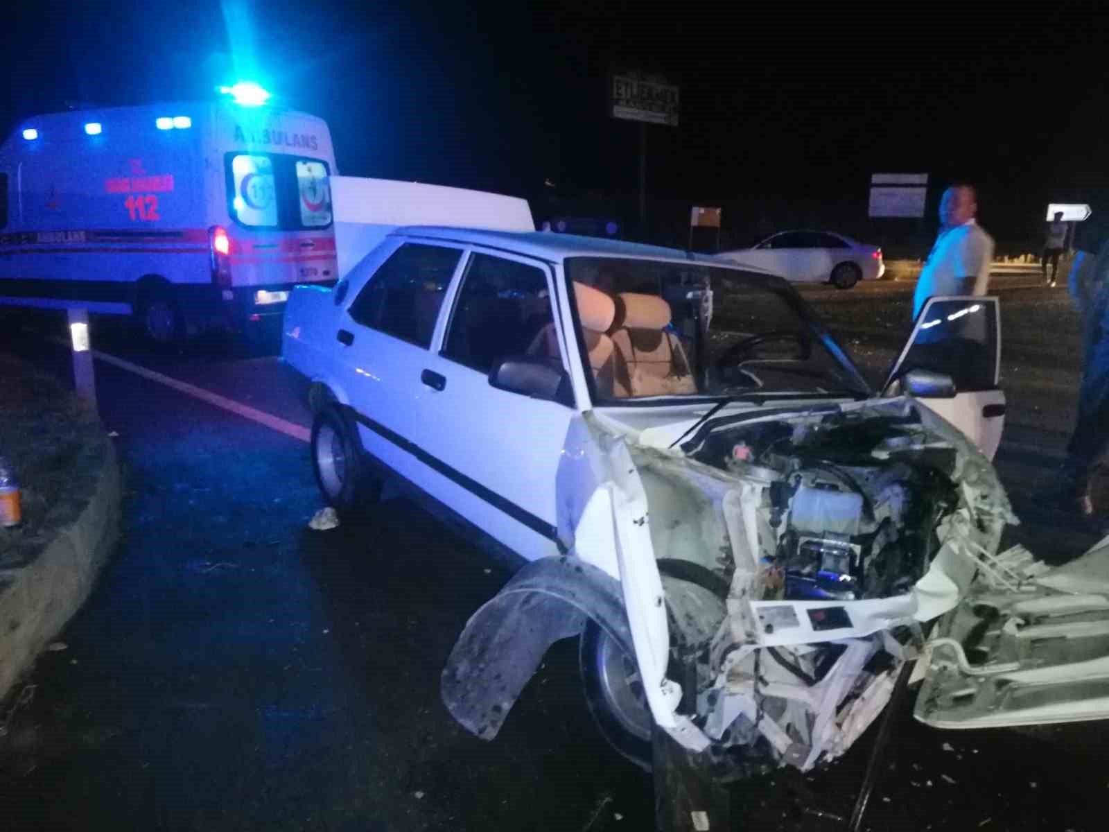 Konya’da yan yoldan çıkan otomobil kazaya sebep oldu: 1 yaralı