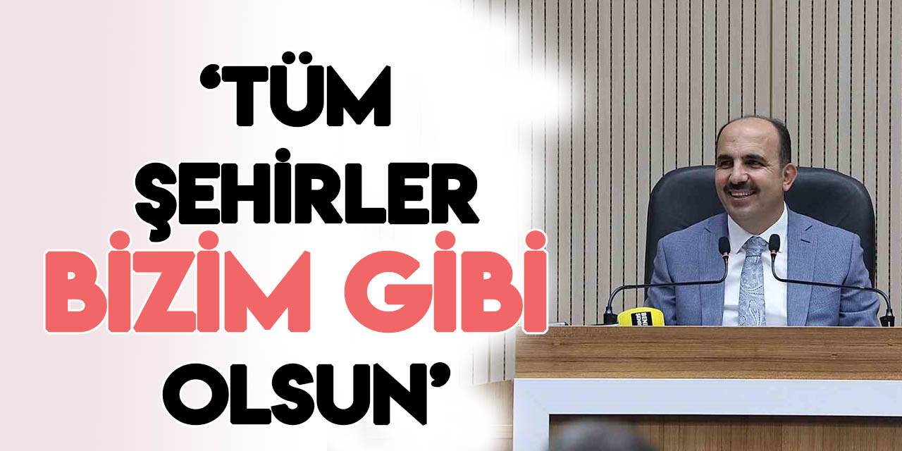 Konya Büyükşehir Belediye Başkanı Altay: "Türkiye'ye örneğiz"
