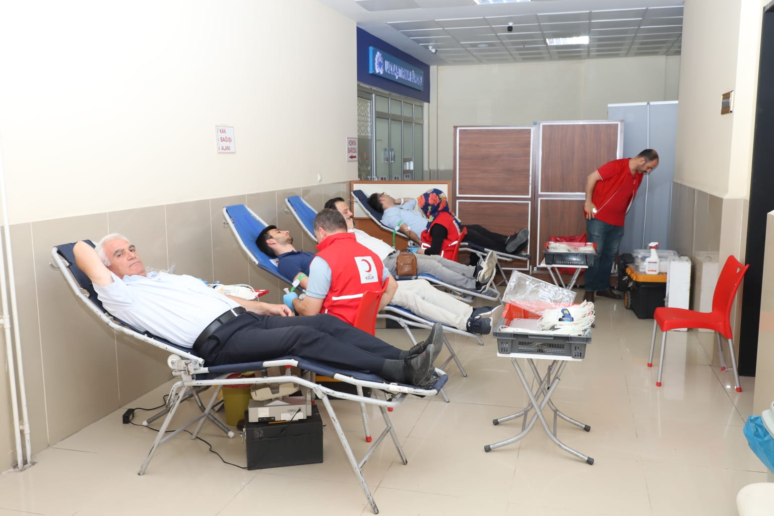 Konya Adliyesinde kan bağışı kampanyası yapıldı