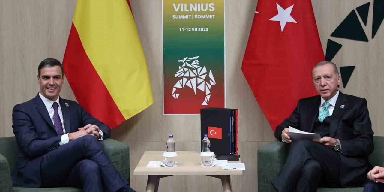 Cumhurbaşkanı Erdoğan, İspanya Başbakanı Sanchez ile görüştü