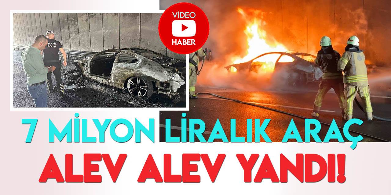 7 milyon liralık seyir halindeyken yandı