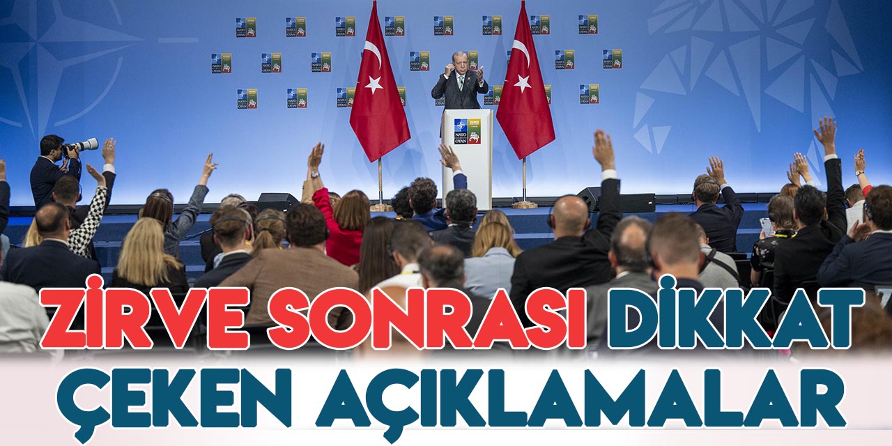 Cumhurbaşkanı Erdoğan'ın basın toplantısına yoğun ilgi
