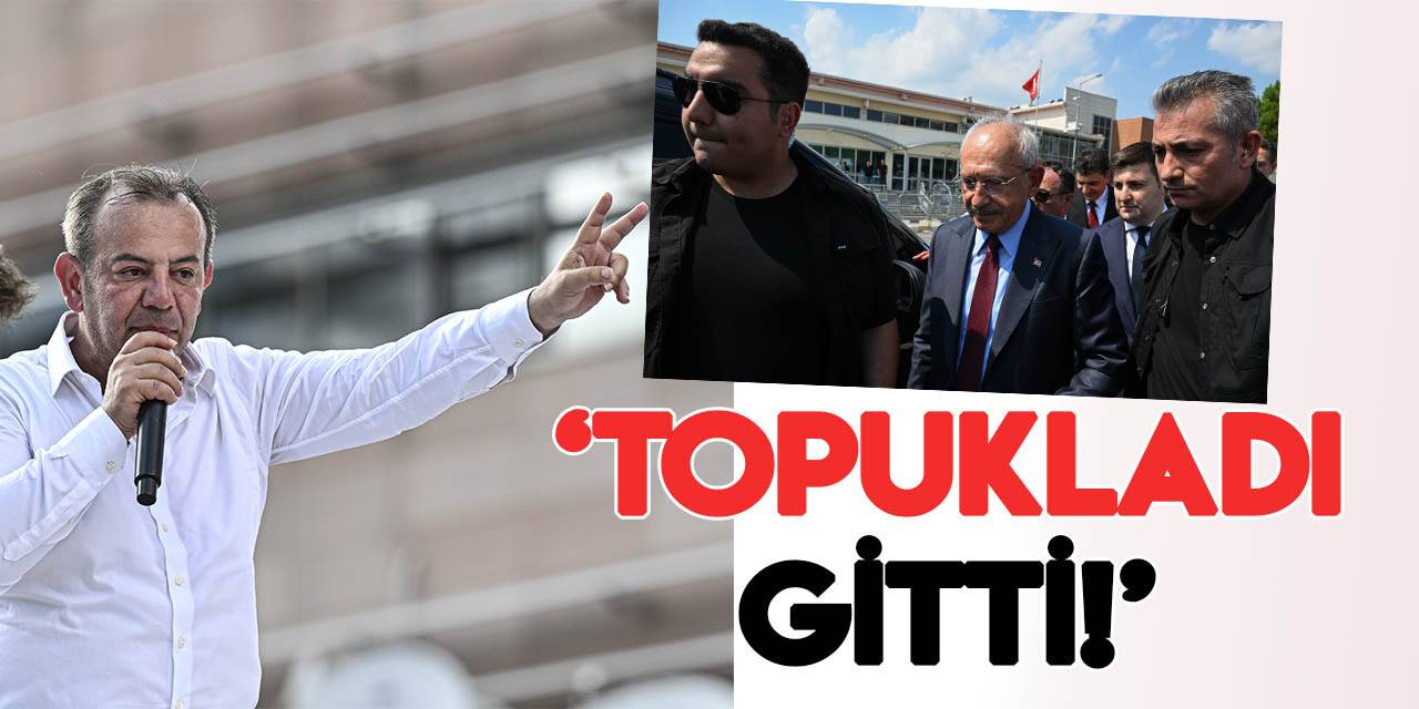 Tanju Özcan'dan CHP Genel Merkezi önünde Kılıçdaroğlu'na sert sözler: "Kaçtı, topukladı gitti!"