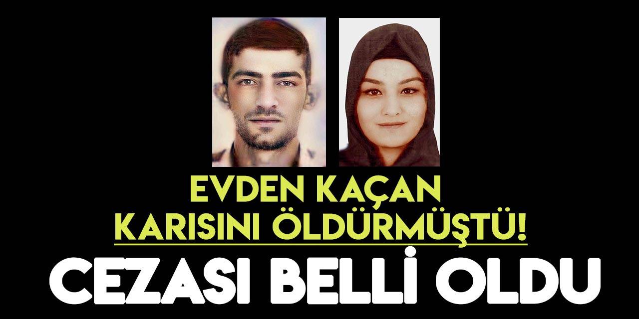 Evden kaçan karısını otomobilde öldüren kocanın cezası belli oldu