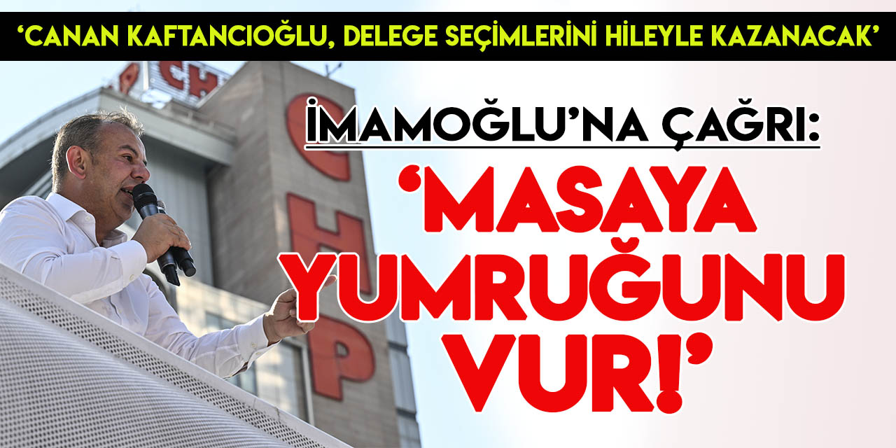 Bolu Belediye Başkanı Özcan: "İmamoğlu taşın altına elini koymalı, masaya yumruğunu vurmalı"