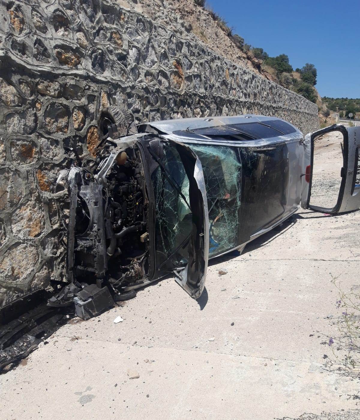 Seydişehir'de trafik kazasında 1 kişi ağır yaralandı
