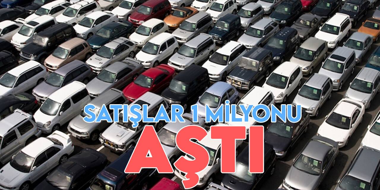 İkinci el online oto pazarında satışlar 1 milyonu aştı