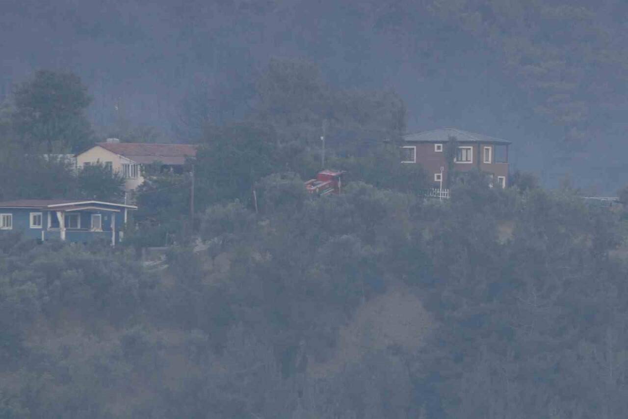 Hatay’daki orman yangınına havadan müdahale tekrar başladı