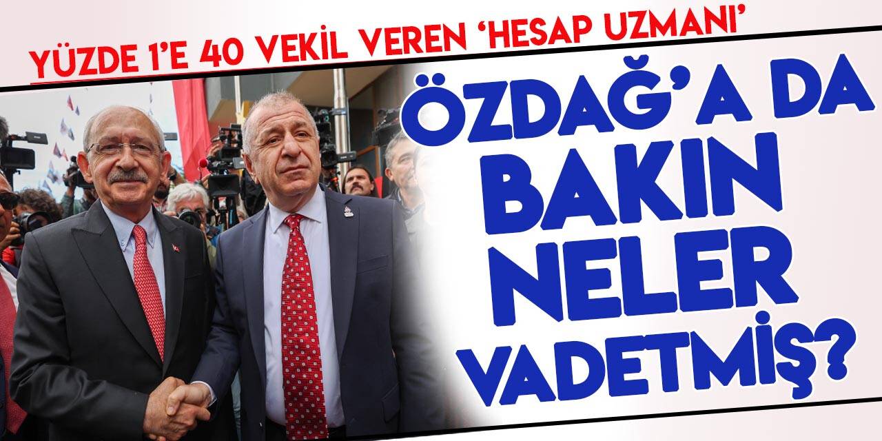 Ümit Özdağ, Kılıçdaroğlu'nun kendisine vaatlerini açıkladı, siyaset dünyası yıkıldı!