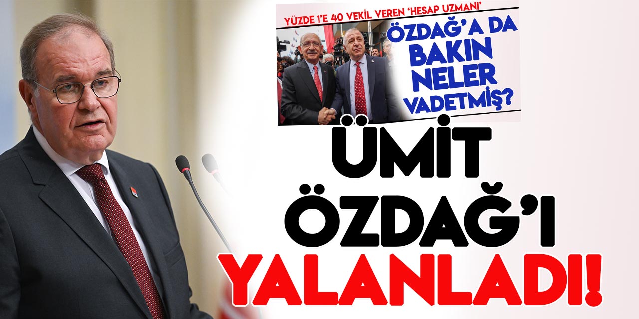 CHP Sözcüsü Öztrak'tan Ümit Özdağ'a "3 bakanlık+MİT Başkanlığı" yalanlaması!