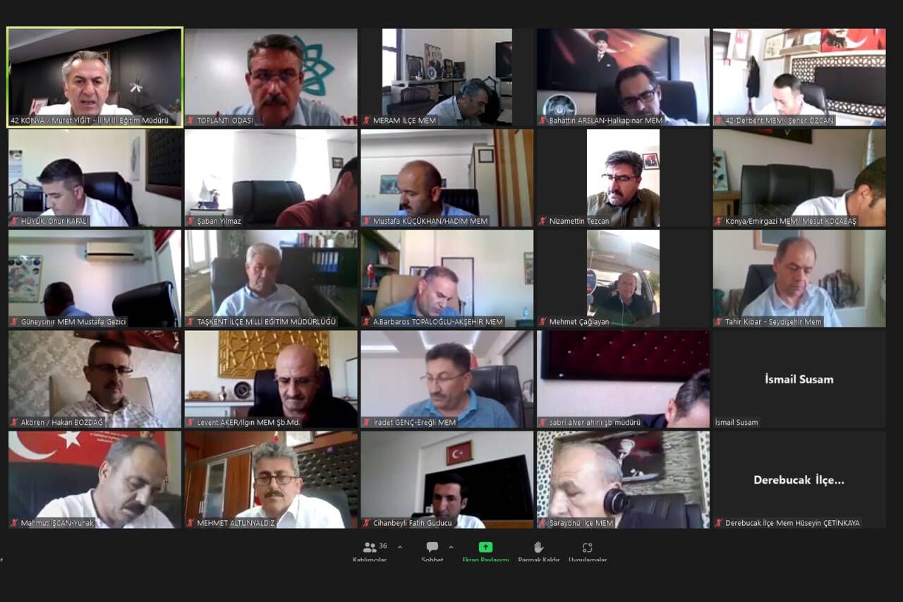 İlçe milli eğitim müdürleri toplantısı yapıldı