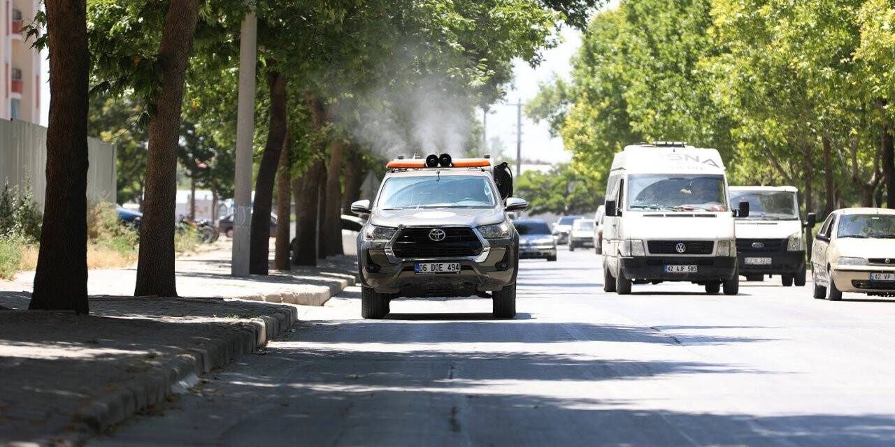 Karatay'da etkin ilaçlama