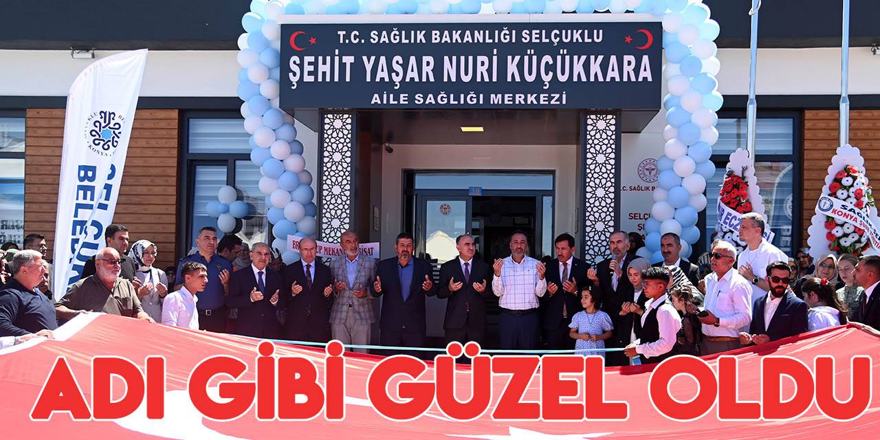 Selçuklu Şehit Yaşar Nuri Küçükkara ASM dualarla açıldı