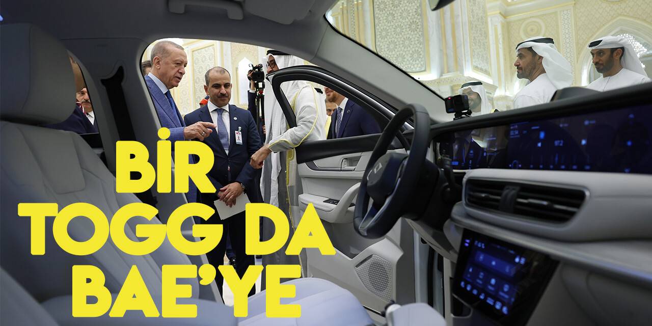 Cumhurbaşkanı Erdoğan BAE Devlet Başkanı Al Nahyan’a Togg hediye etti
