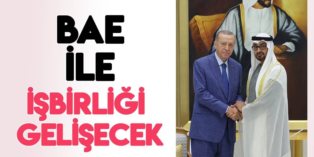 Türkiye ile BAE'nin arasında 13 anlaşma imzalandı