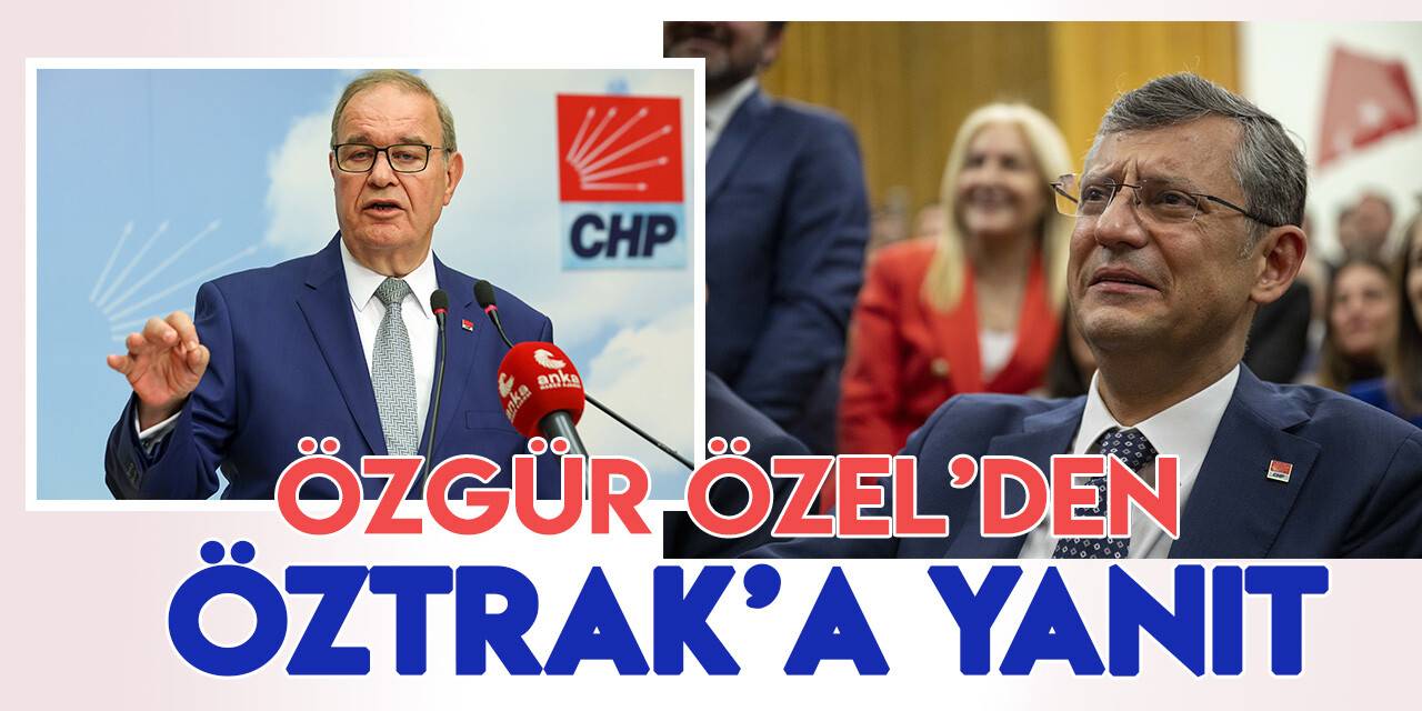 Özgür Özel'den Faik Öztrak'a  "etik" cevabı