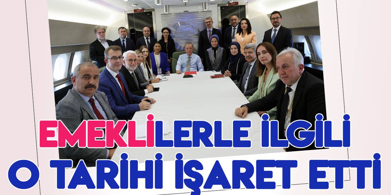 Cumhurbaşkanı Erdoğan'dan "emekli maaşı" açıklaması