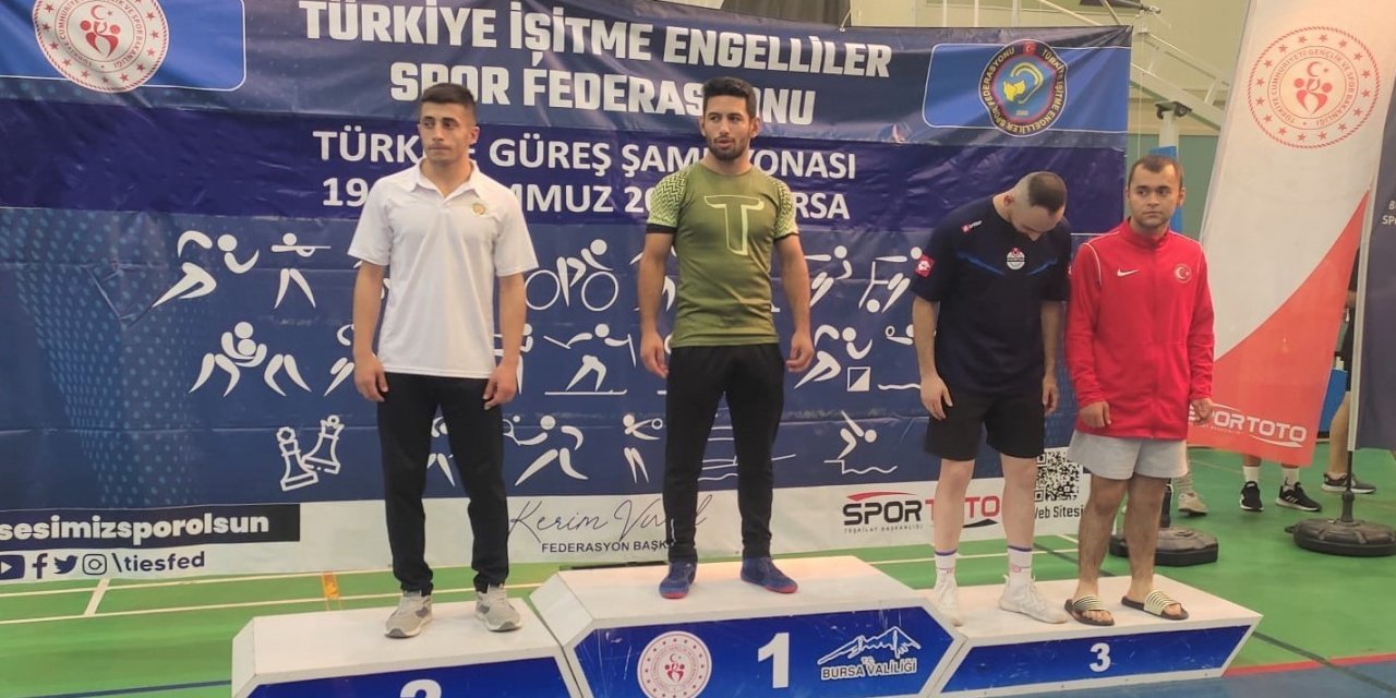 Torku Şekersporlu güreşçi Türkiye Şampiyonu