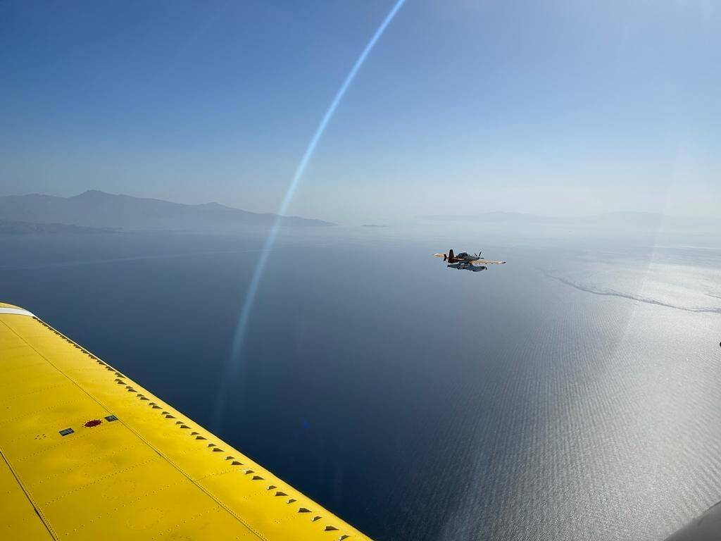 Türk uçakları Yunanistan yangınına müdahale ediyor