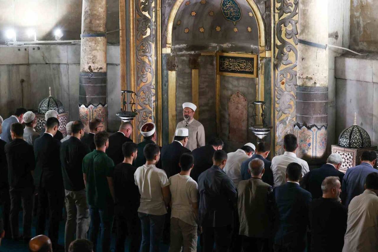 Diyanet İşleri Başkanı Ali Erbaş: “Ayasofya ruhunu taşıyan gençler yetiştirmeye devam edeceğiz”