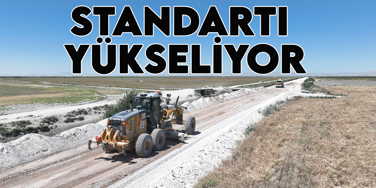 Konya Büyükşehir Karatay'daki 7,5 km'lik yolun standartını yükseltiyor