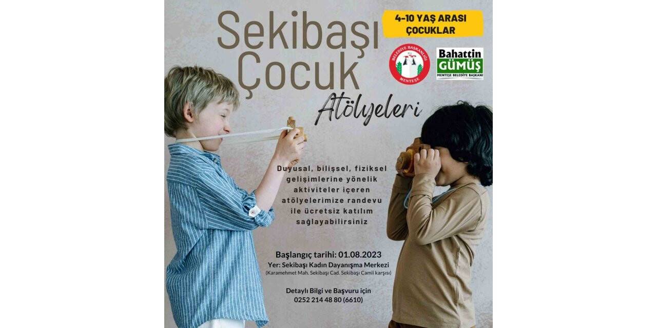 Menteşe’de çocuklar eğlenerek öğrenecek