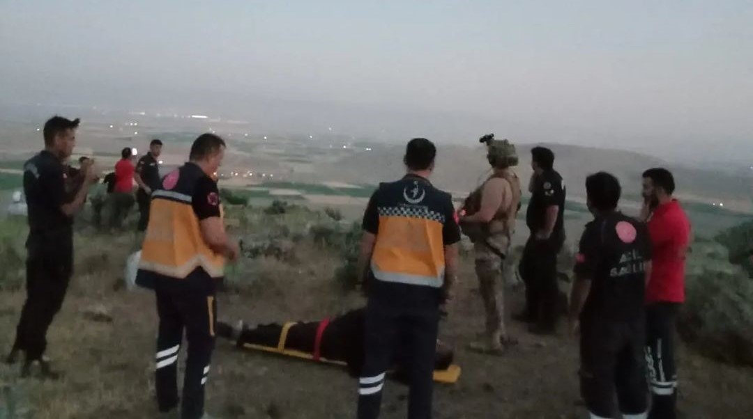 Konya'da dağlık alanda yaralanan kişi kurtarıldı