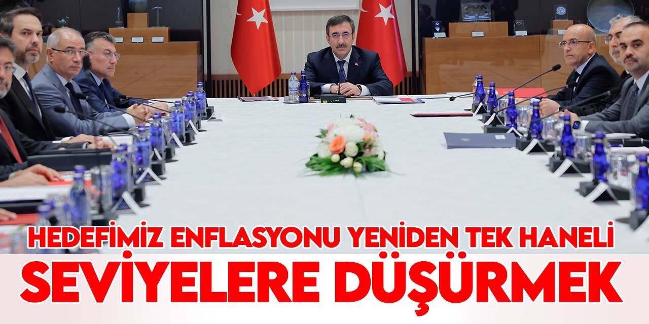 Ekonomi Koordinasyon Kurulu: Hedefimiz enflasyonu yeniden tek haneli seviyelere düşürmek