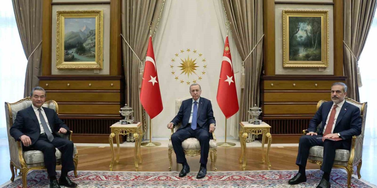 Cumhurbaşkanı Erdoğan, Çin Dışişleri Bakanını kabul etti