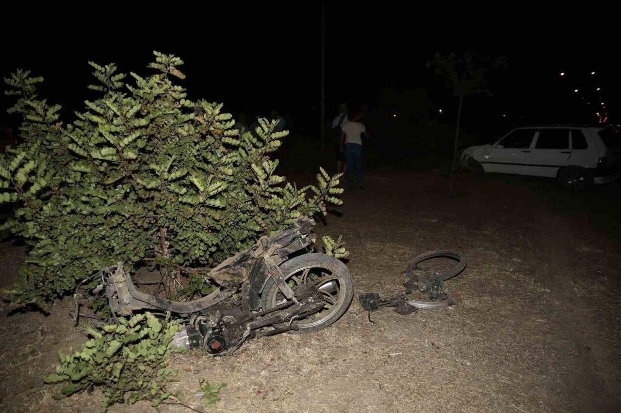 15 yaşındaki motosiklet sürücüsü hayatını kaybetti