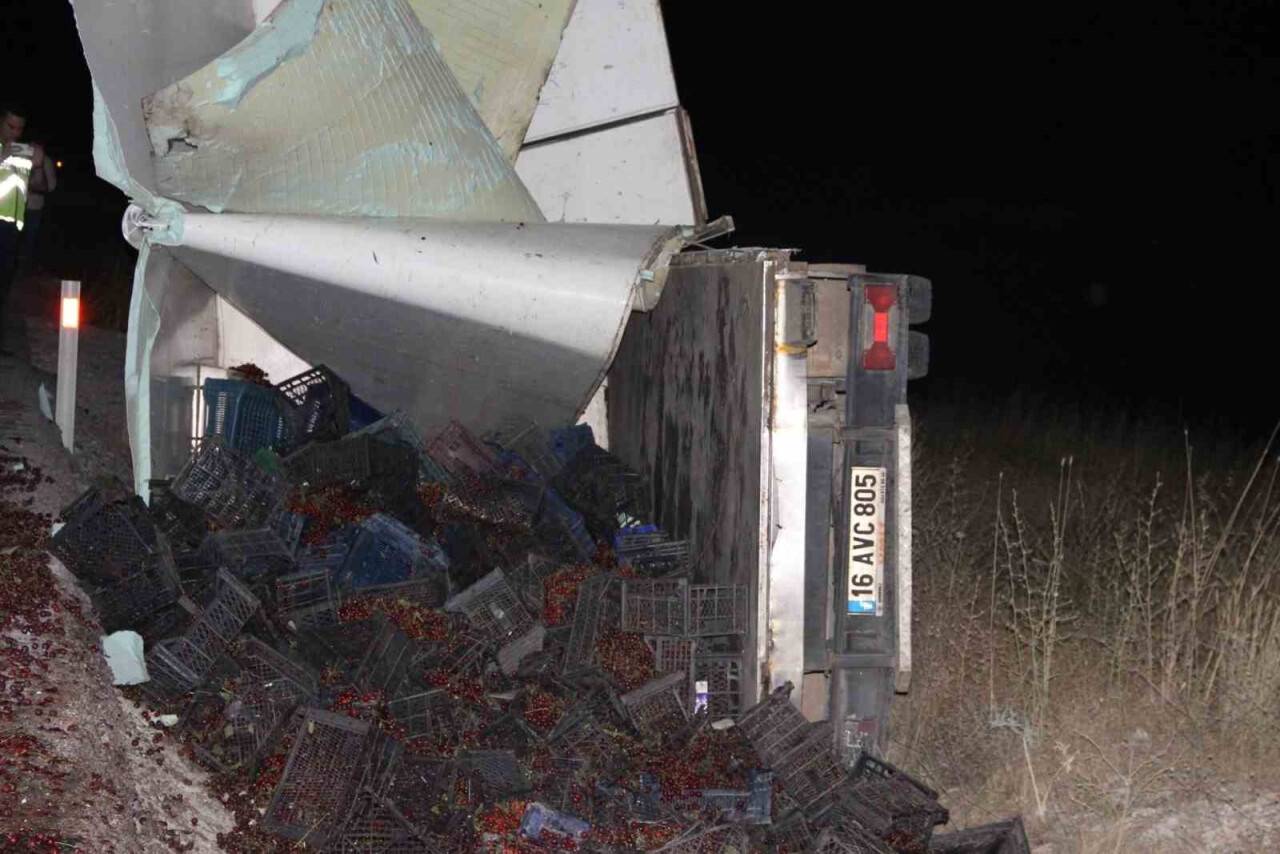 3 ton vişne ziyan oldu