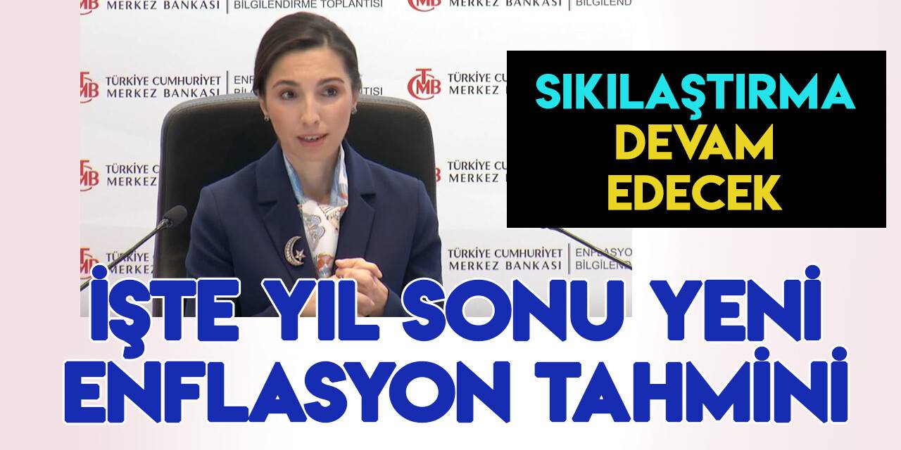 Merkez Bankası enflasyon tahminlerini güncelledi: İşte yıl sonu enflasyon tahmini