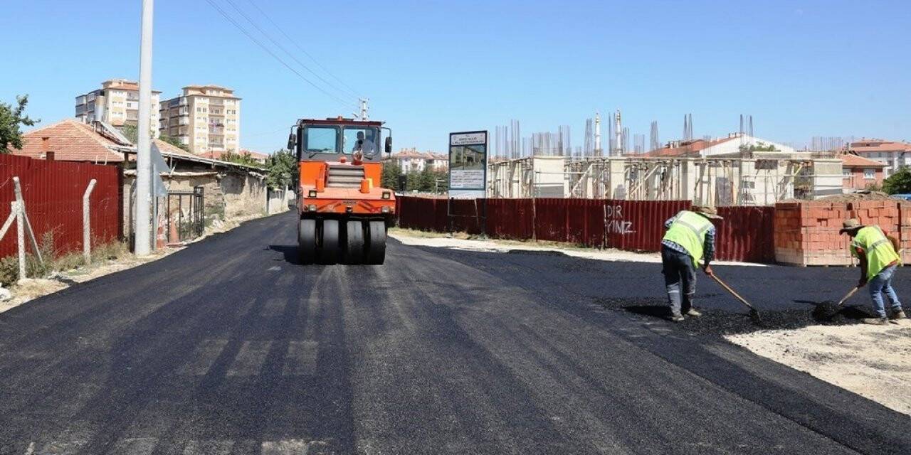 Konya Ereğli'de asfalt çalışması