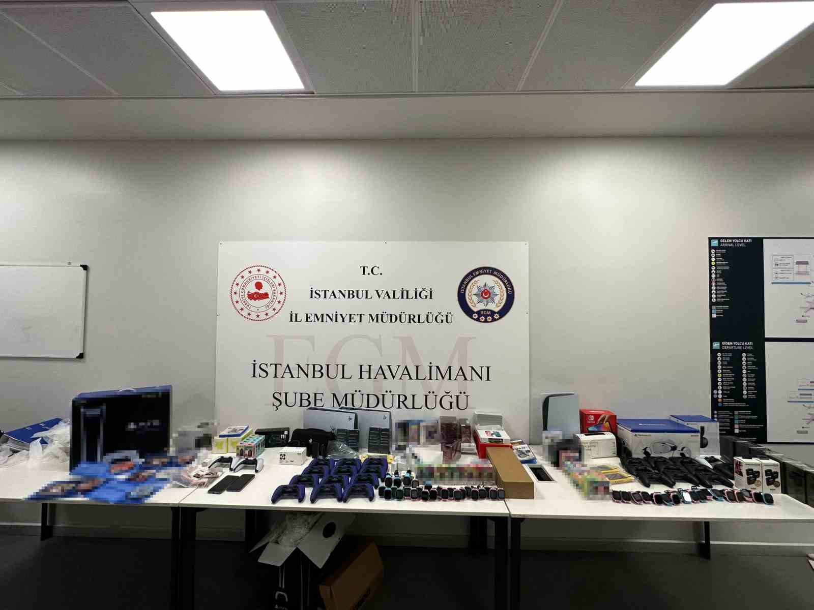 İstanbul Havalimanı’nda kaçakçılık operasyonu