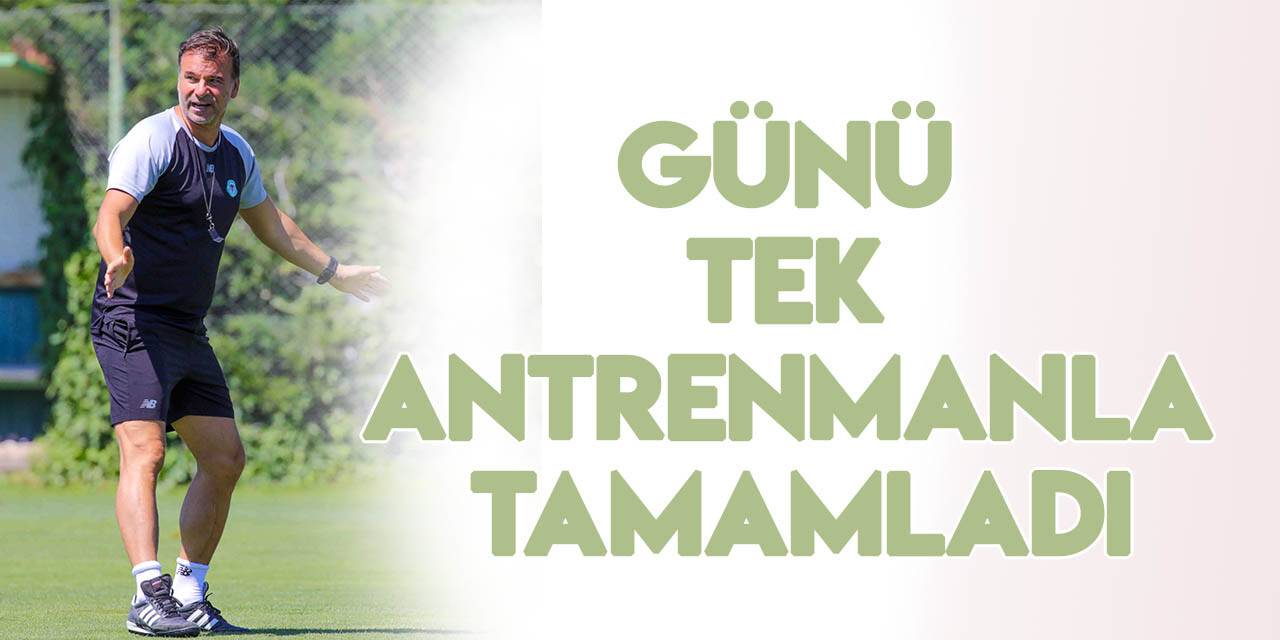 Konyaspor'dan tek antrenman