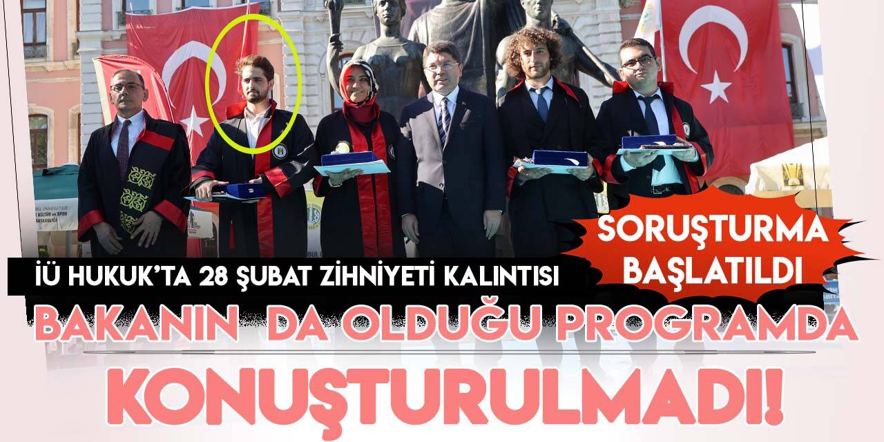 İstanbul Üniversitesi Rektörlüğü'nden fakülte birincisine konuşma yaptırılmamasına soruşturma