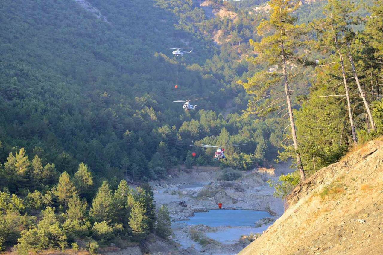Orman yangını büyüdü, 26 hektar alan kül oldu