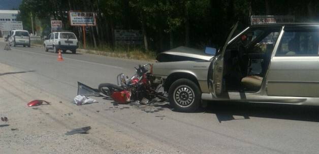 Tokat'ta trafik kazası: 1 yaralı