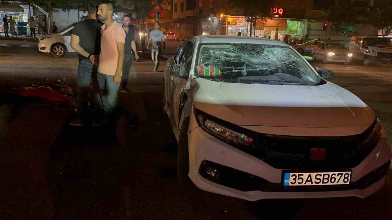 Motosiklet ile otomobil çarpıştı: 2 yaralı