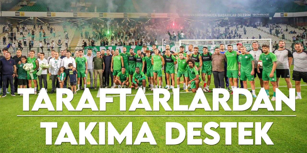 Konyaspor'a yeni sezon öncesi taraftar morali