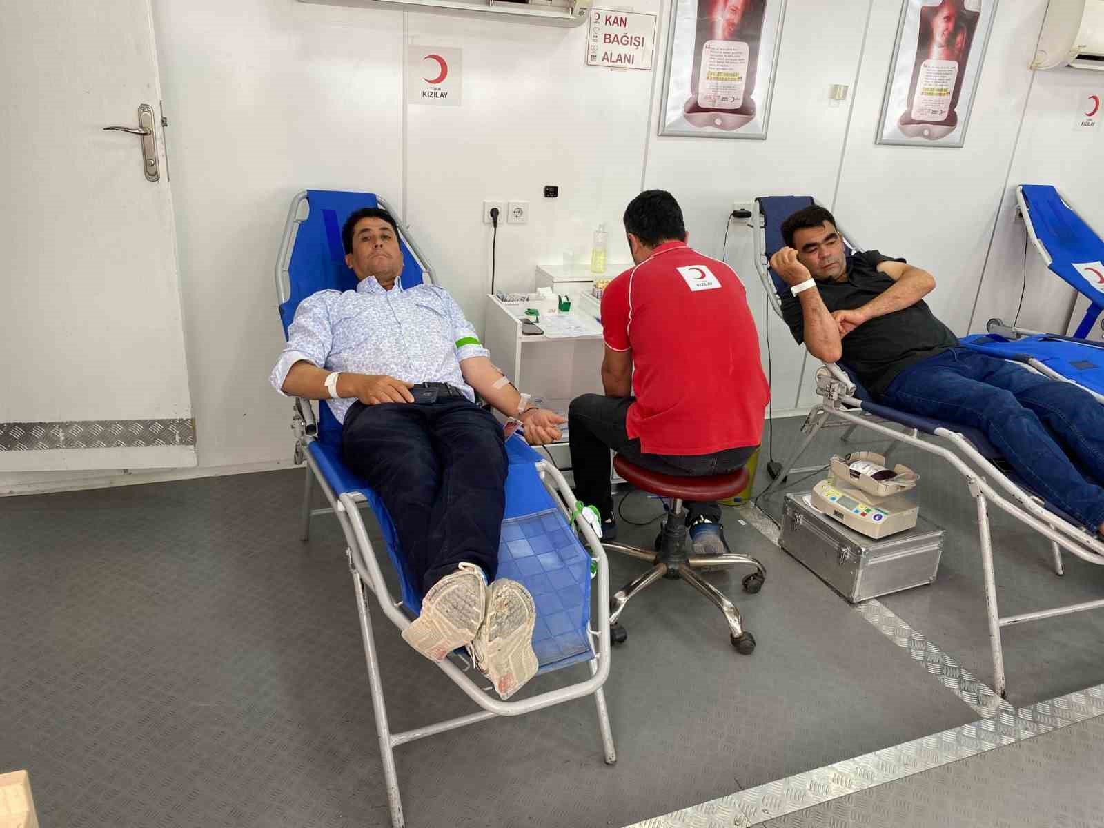 Karapınar'da 5 günde 13 ünite kan bağışı