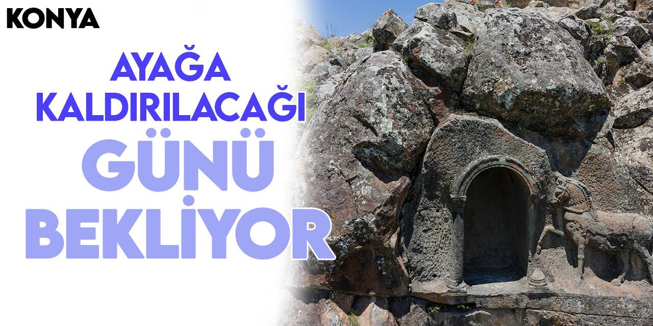 Dünyada en büyüğü Konya'da: Ayağa kaldırılacağı günü bekliyor