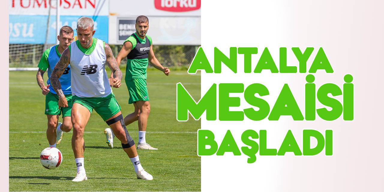 Konyaspor'da Antalyaspor maçı hazırlıkları başladı
