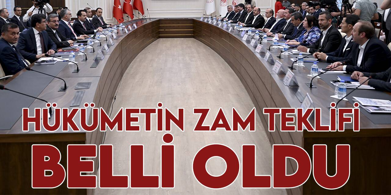 Kamu Toplu Sözleşmesi'nde hükümetin ilk zam teklifi açıklandı